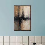 Earth & Emotion – Wooden Framed Art - Dark wood frame - Wooden Framed Posters