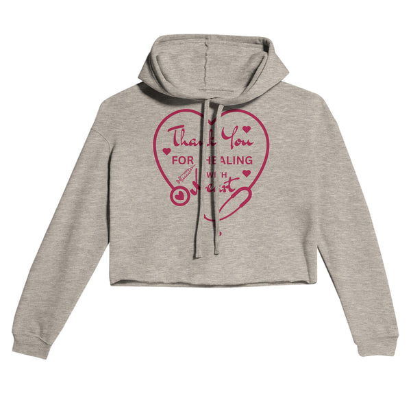 Healing with Heart - A Nurse's Tribute Hoodie - Heather Dust - Hoodies