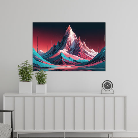 Image of Mountains of Tomorrow - A Futuristic Horizon