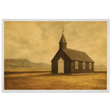 Wooden Framed Poster – Timeless Countryside Gift - - Wooden Framed Posters