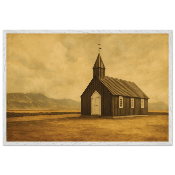 Wooden Framed Poster – Timeless Countryside Gift - - Wooden Framed Posters