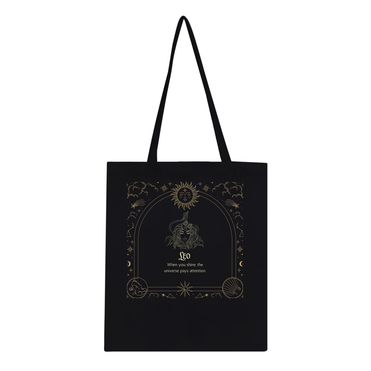 Astrology Tote Bag for Aries to Pisces Souls - Leo - Tote Bags