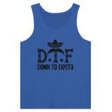 Let's Fiesta - DTF Tank Tops to Light Up Your Day - True Royal - Crop Tops