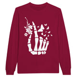 Embrace the Rock - Skeleton Hands Saga - Cardinal Red - Sweatshirts