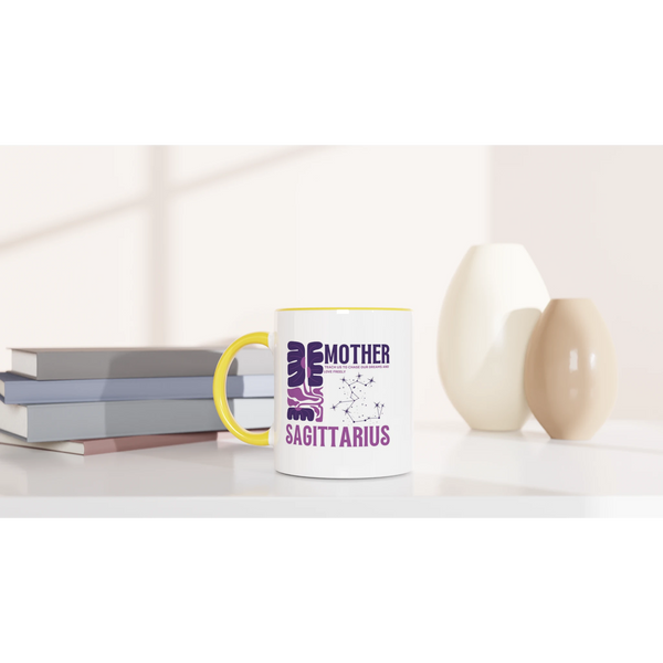 Zodiac Mug with Color – Gift for Coffee Lovers - Sagittarius - Mugs