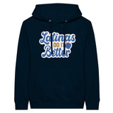 Latinas Do It Better - Premium Unisex Pullover Hoodie - Navy - Print Material