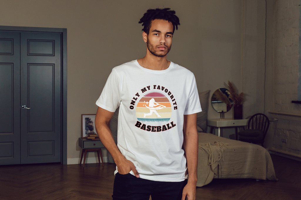 Play Ball - Unisex Baseball Fan V-neck Shirt - - Print Material