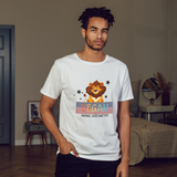 Wild Compassion - Vegan Lion Graphic Tee - - Print Material