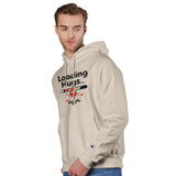 Champion “Loading Hugs” Hoodie for Him - - Hoodies