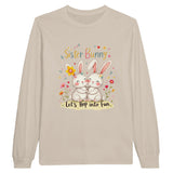 Sister Bunny Easter Tee – Gift the Joy of Sisterhood - Sand - Long Sleeves T-shirts