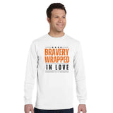 Embodying Bravery and Love - A Statement for the Strong-Hearted - White - T-Shirts