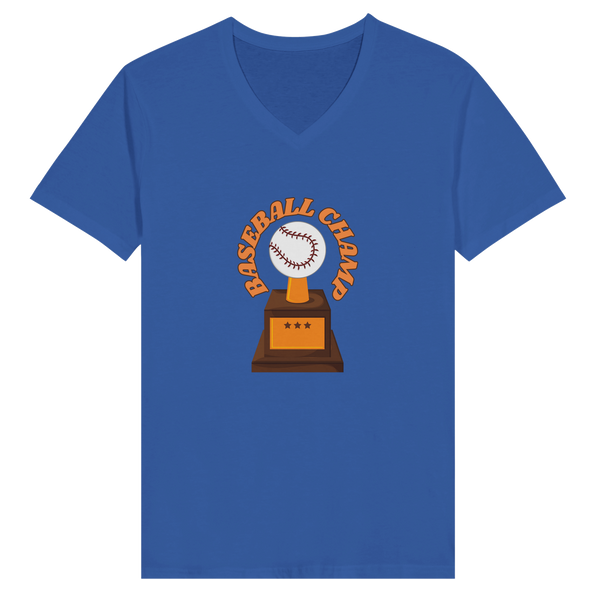 Victory on Display - Baseball Champ Tee - True Royal - Print Material