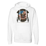 Defender's Emblem - Bold U.S. Veteran Hoodie - White - Sweatshirts