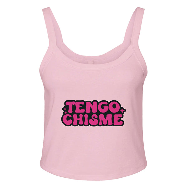 TENGO CHISME - Wear Your Gossip in Style - solid pink blend - Print Material