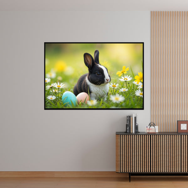 Blossoms and Bunny Joy - 16x24 - Framed Posters