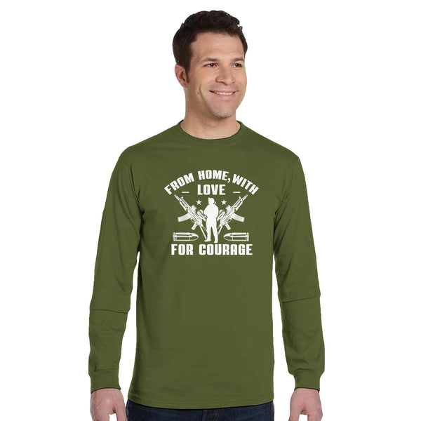 From Home, With Love – A Tribute to Military Courage - Olive - T-Shirts