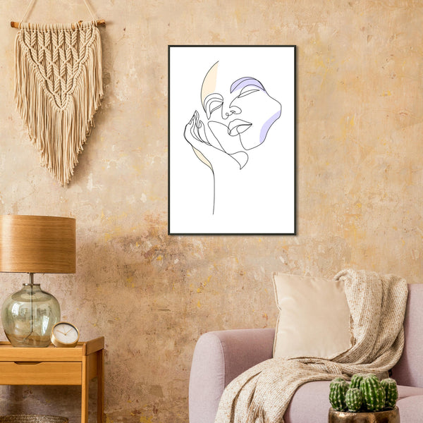 Graceful Lines - Contemporary Art for Your Space - - Metal Framed Posters