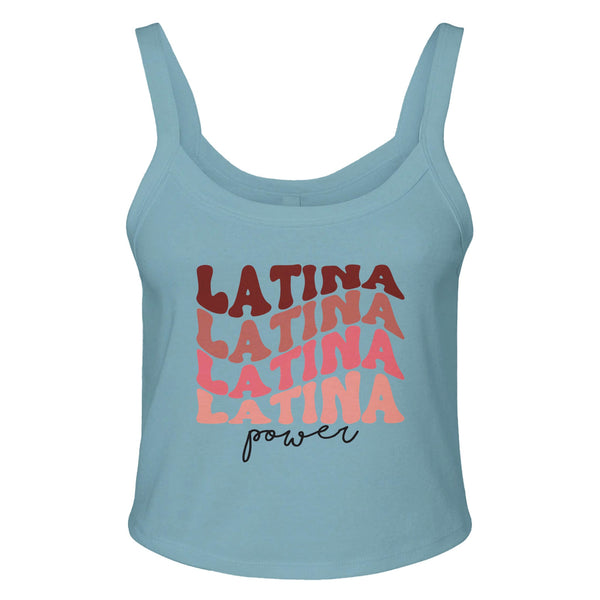 Reclaiming Power - Latina Power Design - sld baby blu bln - Print Material