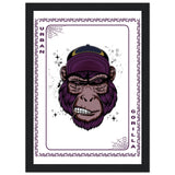 Elevate Your Decor - Steampunk, Funky, and Urban Gorilla Poster Set - - Wooden Framed Posters