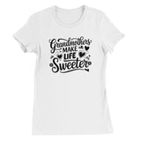 Bella + Canvas Tee Gift for the Best Grandma Ever - White - T-Shirt