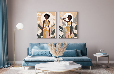 Image of Elegant Blossoms - Feminine Grace
