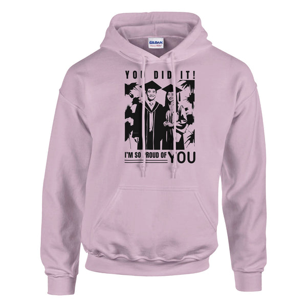 Caps Off to Memories - Graduate's Delight Hoodie - Light Pink - Hoodies