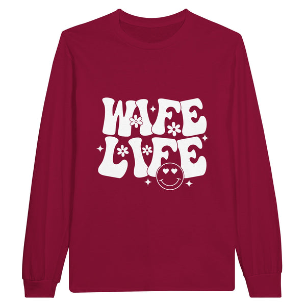 Wife Life Chronicles - Celebrate Love Every Day - Cardinal Red - Sweatshirt