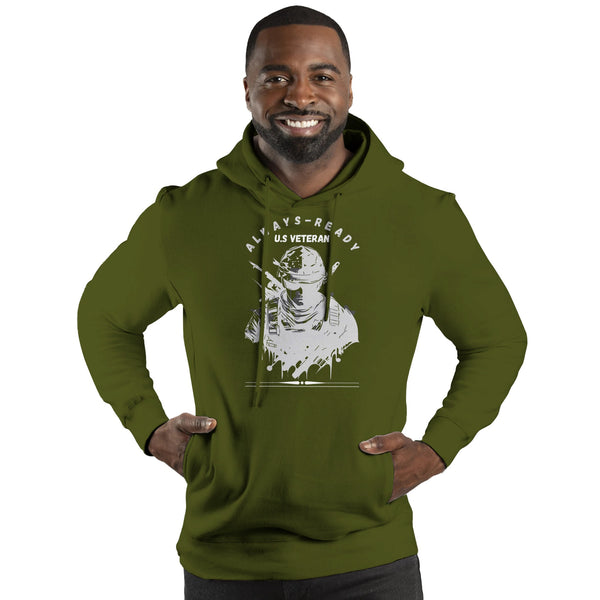 Always Ready - U.S. Veteran Tribute Hoodie - Army - Hoodies