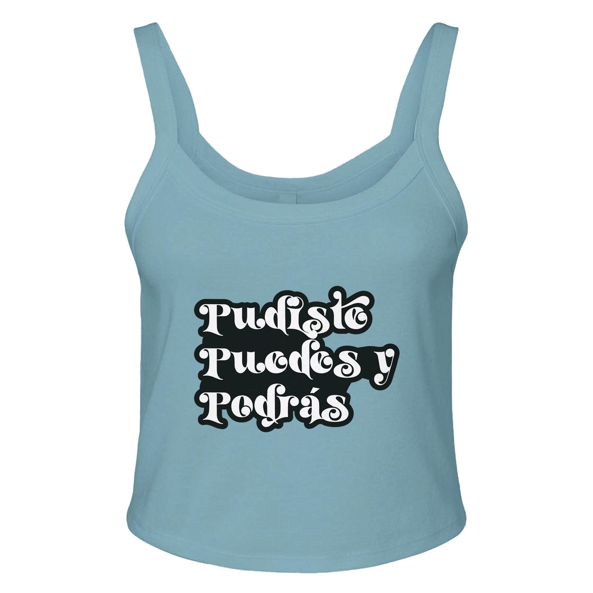 Endurance in Triumph - Pudiste Puedes Podras Apparel - sld baby blu bln - Tank Tops