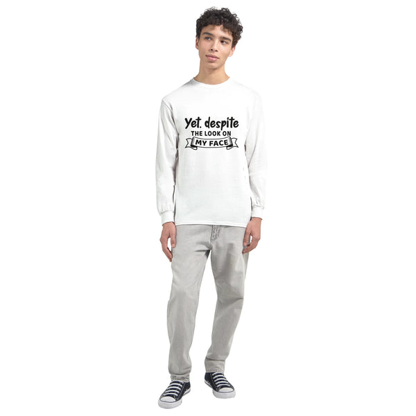 Expression Echoes - Unveiling Emotions in Cotton Canvas - - Sweatshirts