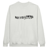 Trailblazing Comfort - Not Following Them Apparel - White - Sweatshirt