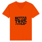 United We Stand - Better Together Typography - Orange - T-shirts