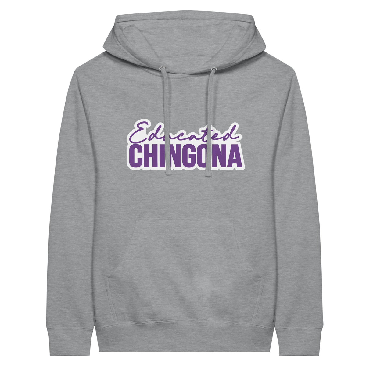 Educated Chingona - Empowering Memories Unleashed - Sports Grey - Pullover Hoodies