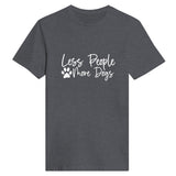 Paws Over People - Celebrating Furry Friendships! - Dark Heather - Print Material