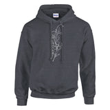 Blossom Boldness - Wear Your Love for Flowers - Dark Heather - Hoodies