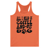 Coffee and Canines - My Perfect Pair - Coral - Tank Tops