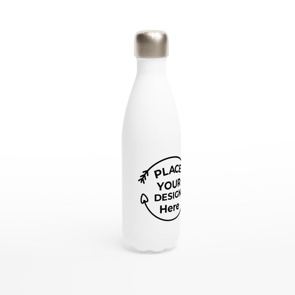 Sleek & Stylish Hydration - Customizable 17oz Stainless Steel Water Bottle - - Water Bottles