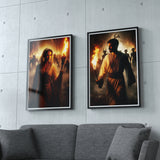 Fires of Fate Duo - 20x30 - Framed Posters