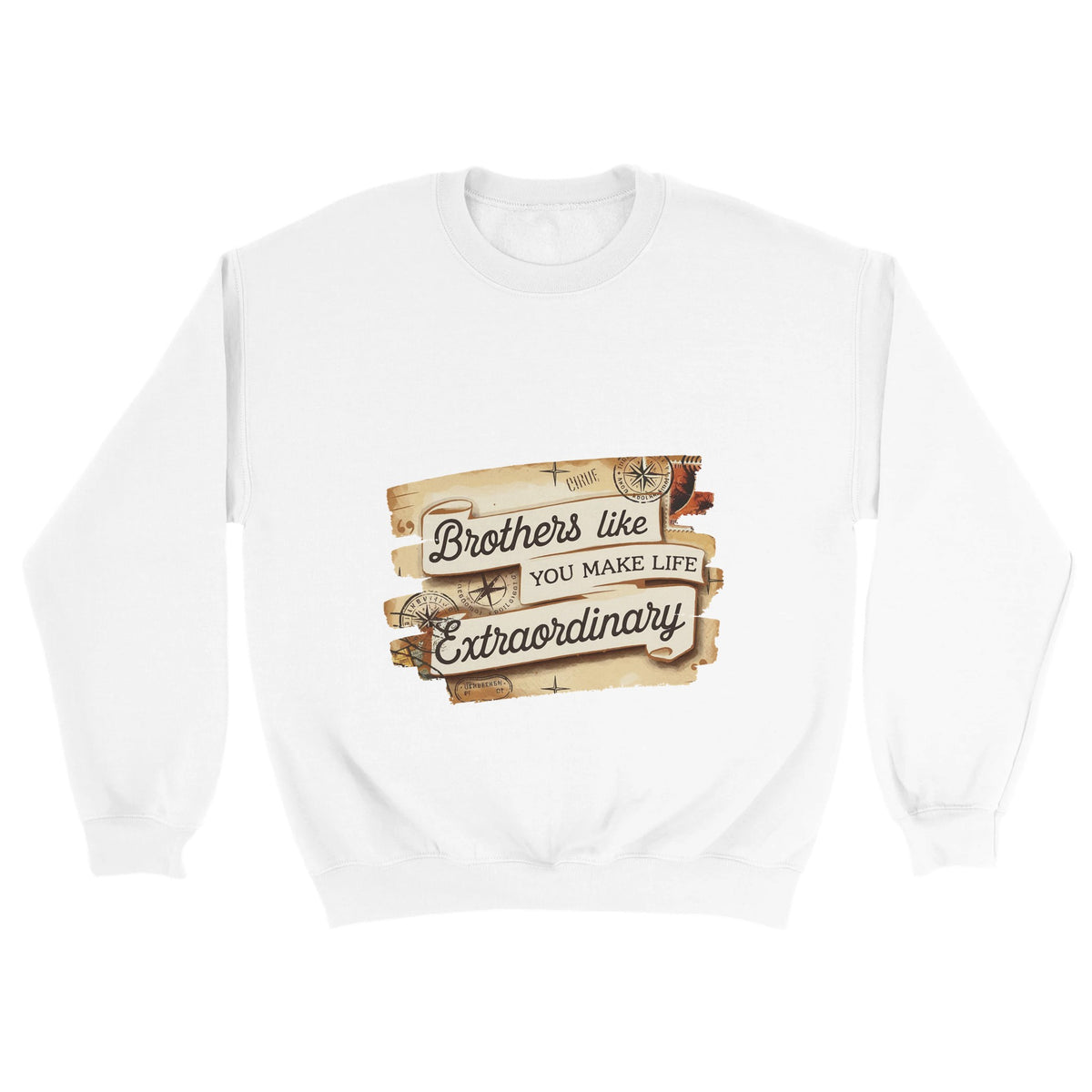 Timeless Bonds - Celebrate Your Brother with Adventure - - Sweatshirts