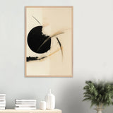 Abstract Balance Wooden Framed Poster – A Gift of Memory - Wood frame - Wooden Framed Posters