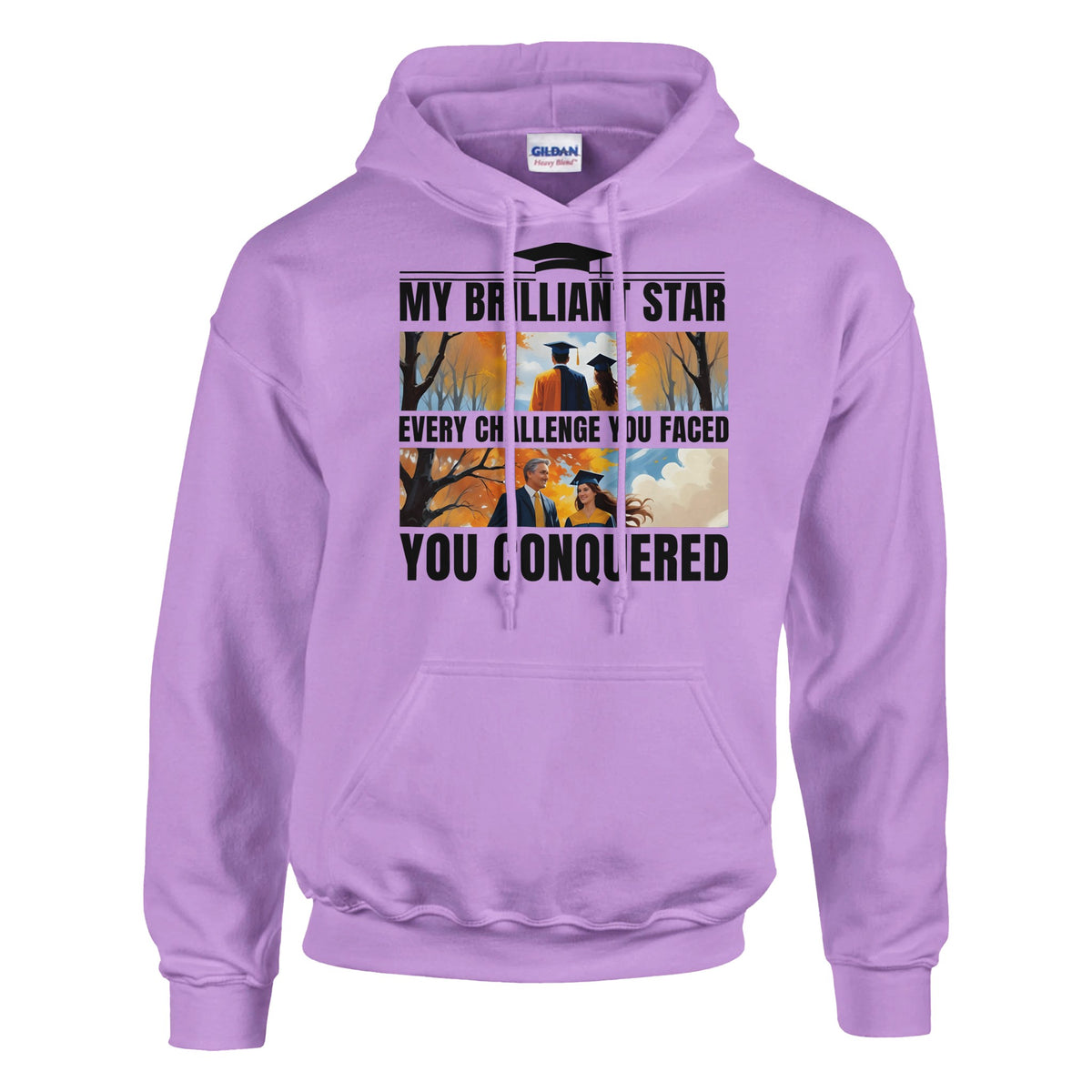 Autumn Graduation - A Stroll Through Memories Hoodie - Orchid - Hoodies