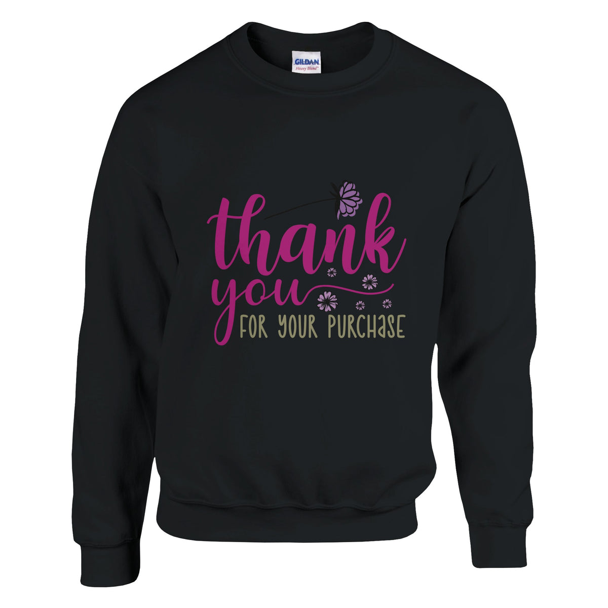 Memories Made - Thank You for Your Purchase Sweatshirt - Black - Sweatshirt