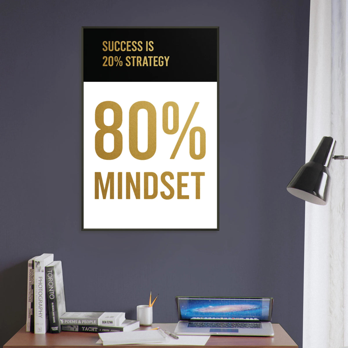Gift a Memory - 80% Mindset Metal Framed Poster - - Metal Framed Posters