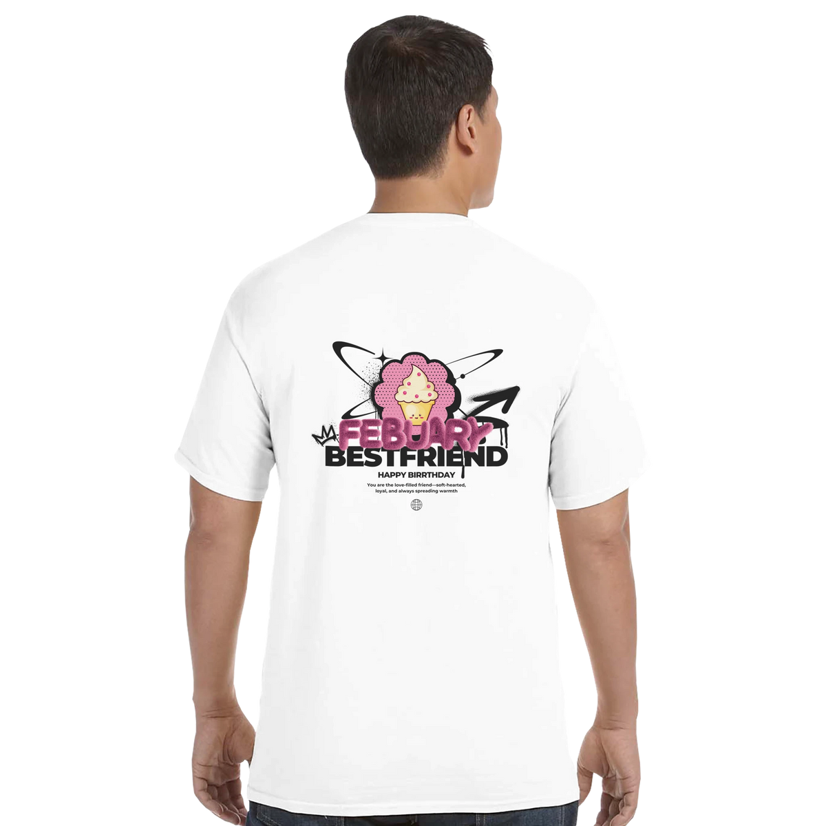 Gift a Monthly Memory – Comfort Colors Birthday Tee - February - T-Shirts