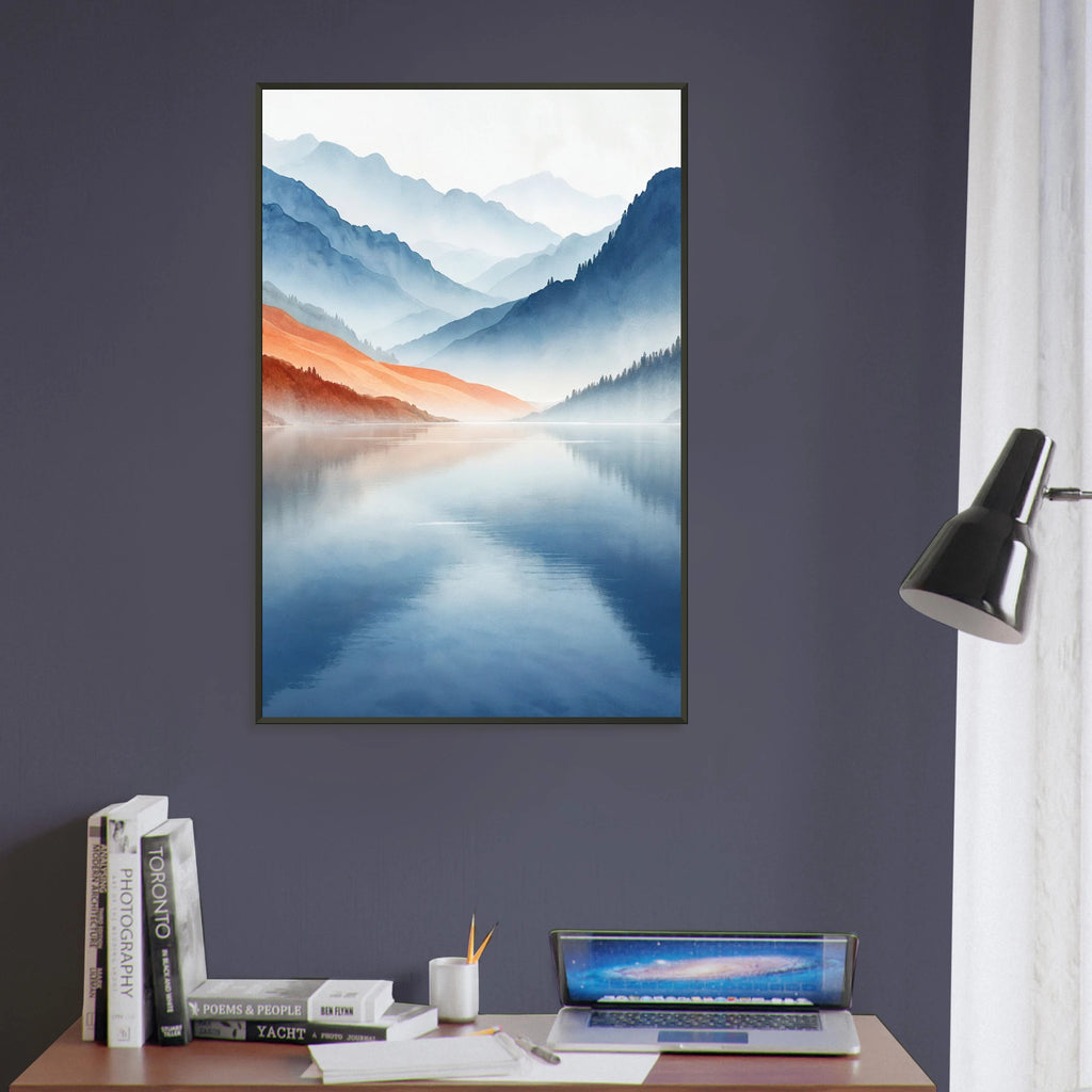 Mountain Reflections - Metal Framed Poster - Default Title - Metal Framed Posters