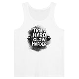 Train Hard Tank Top Gift for Gym Lovers - White - Scoop Tank