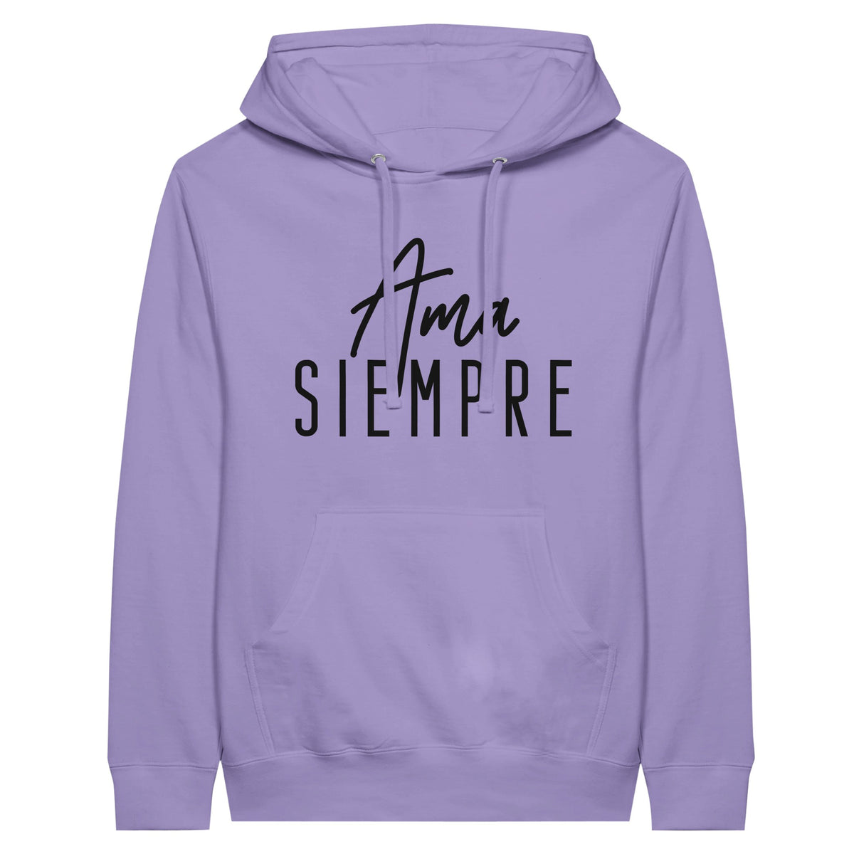 Eternal Embrace - Personalised Memories on Premium Hoodie - Lavender - Hoodies