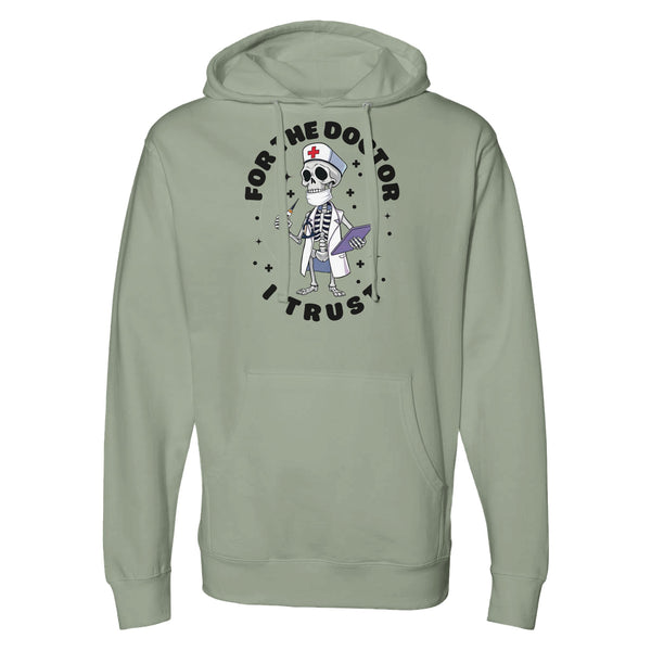 Trust in Style - The Doctor’s Halloween Edition Sweatshirt - dusty sage - Hoodies