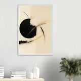 Abstract Balance Wooden Framed Poster – A Gift of Memory - White frame - Wooden Framed Posters