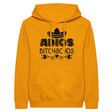 Adios Bitchachos Sombrero Heart - Gold M - Hoodies